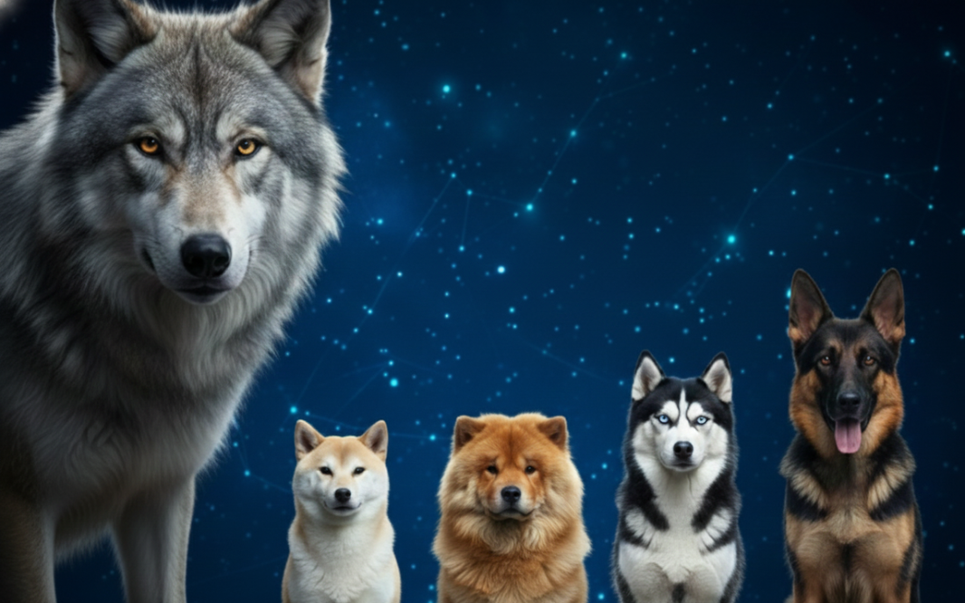 ¿Cuánto ADN de lobo tienen los perros?