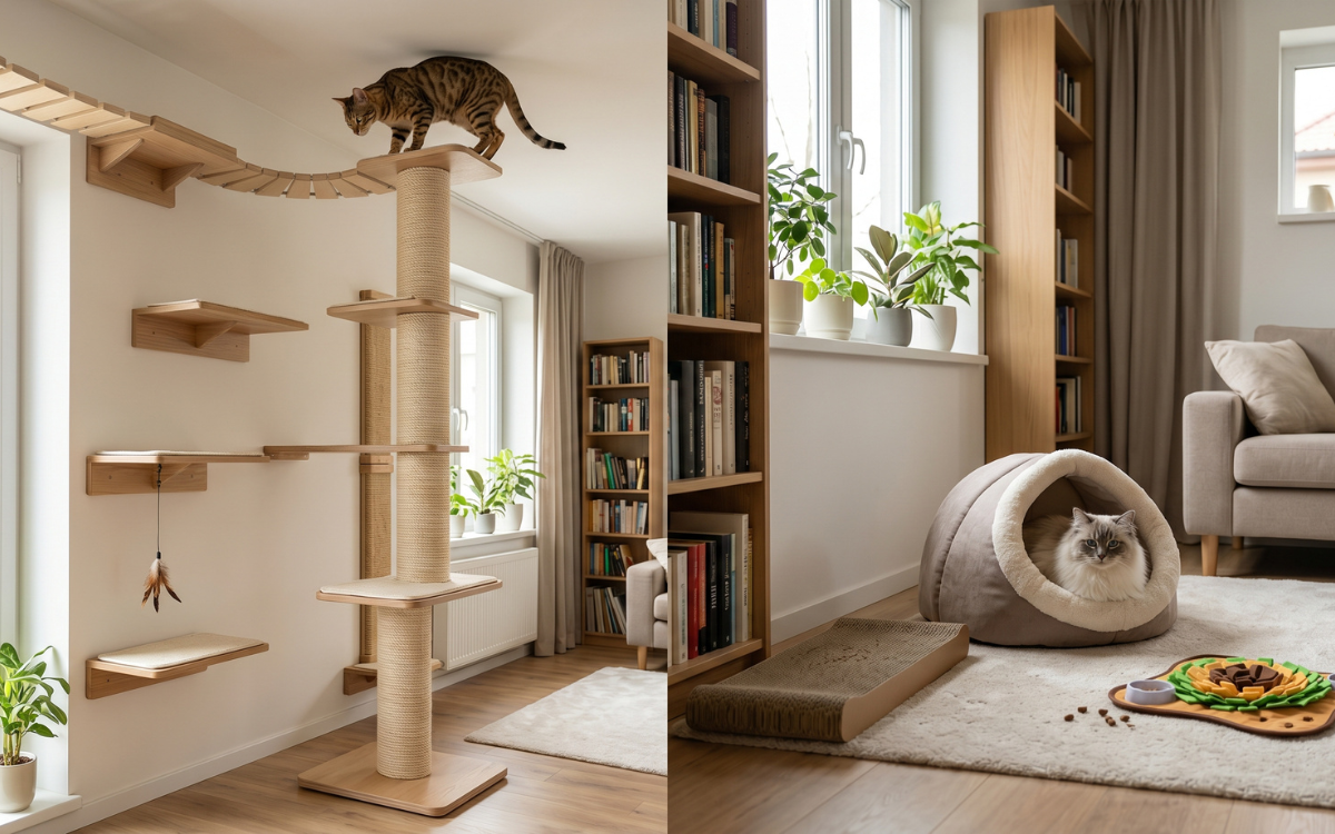 Cómo adaptar tu casa según la raza y el ADN de tu gato