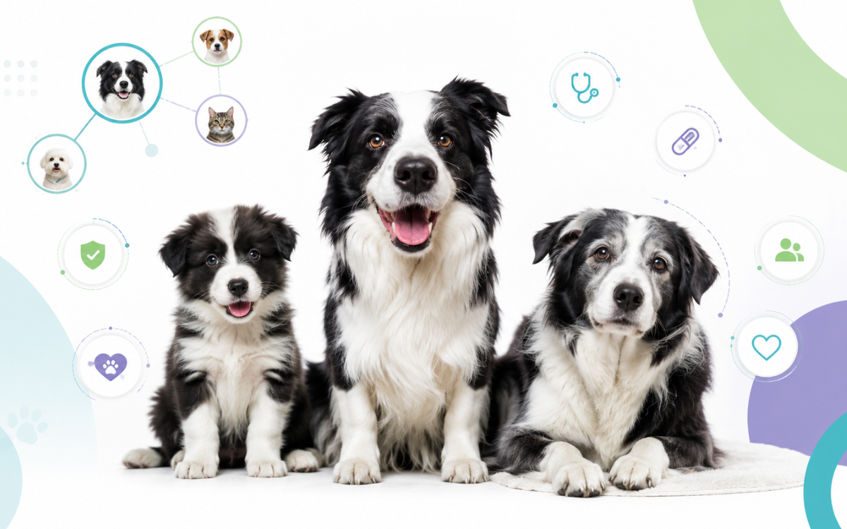 Desde cachorro hasta senior: Cómo el test genético se adapta a la edad de tu mascota.