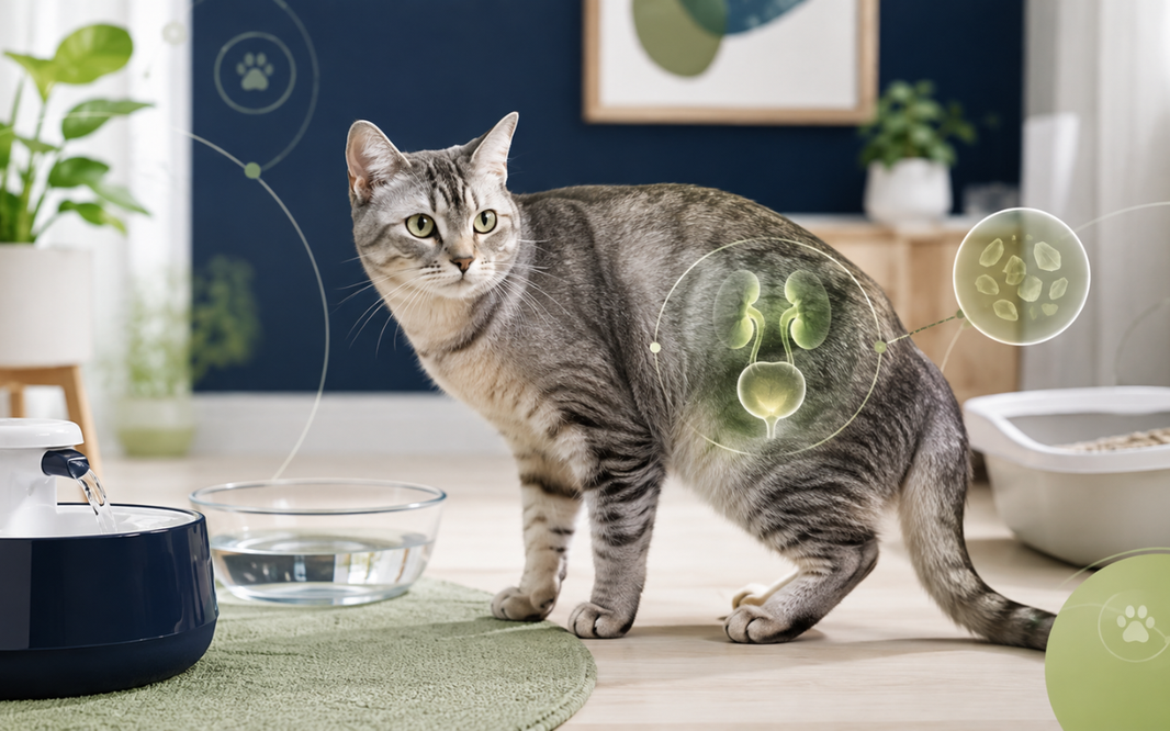 Cistinuria en gatos: causas, síntomas y el papel clave de la genética