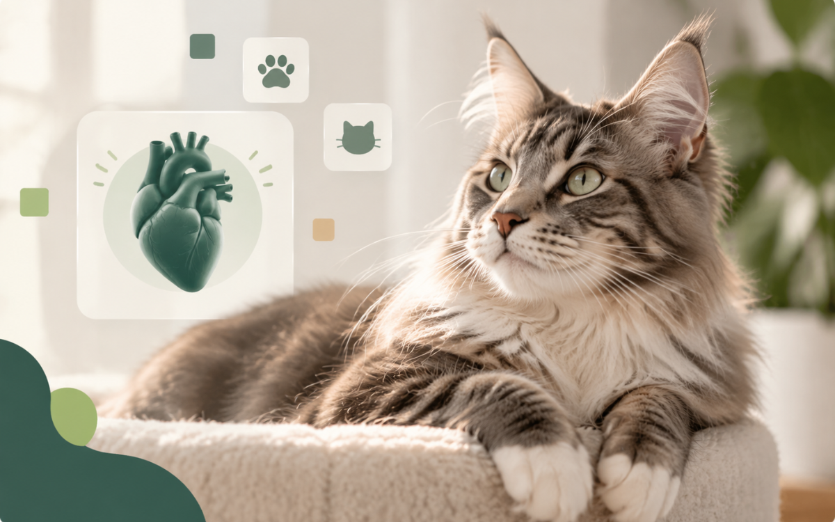 Miocardiopatía hipertrófica en gatos: causas, esperanza de vida y prevención genética